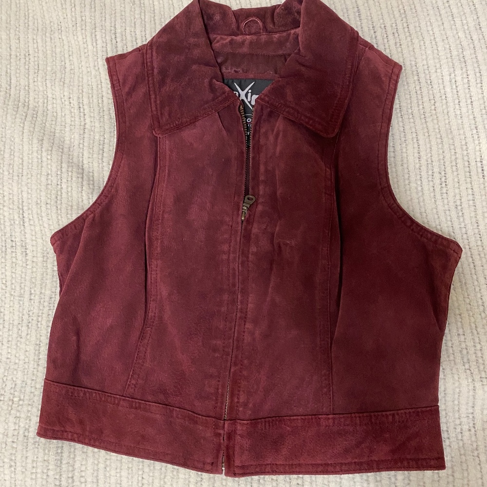 Red Suede vest